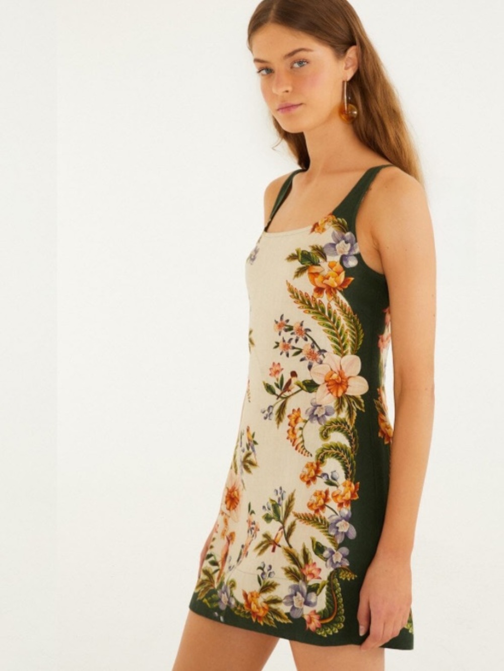 FARM Rio Nature Sand Mini Dress